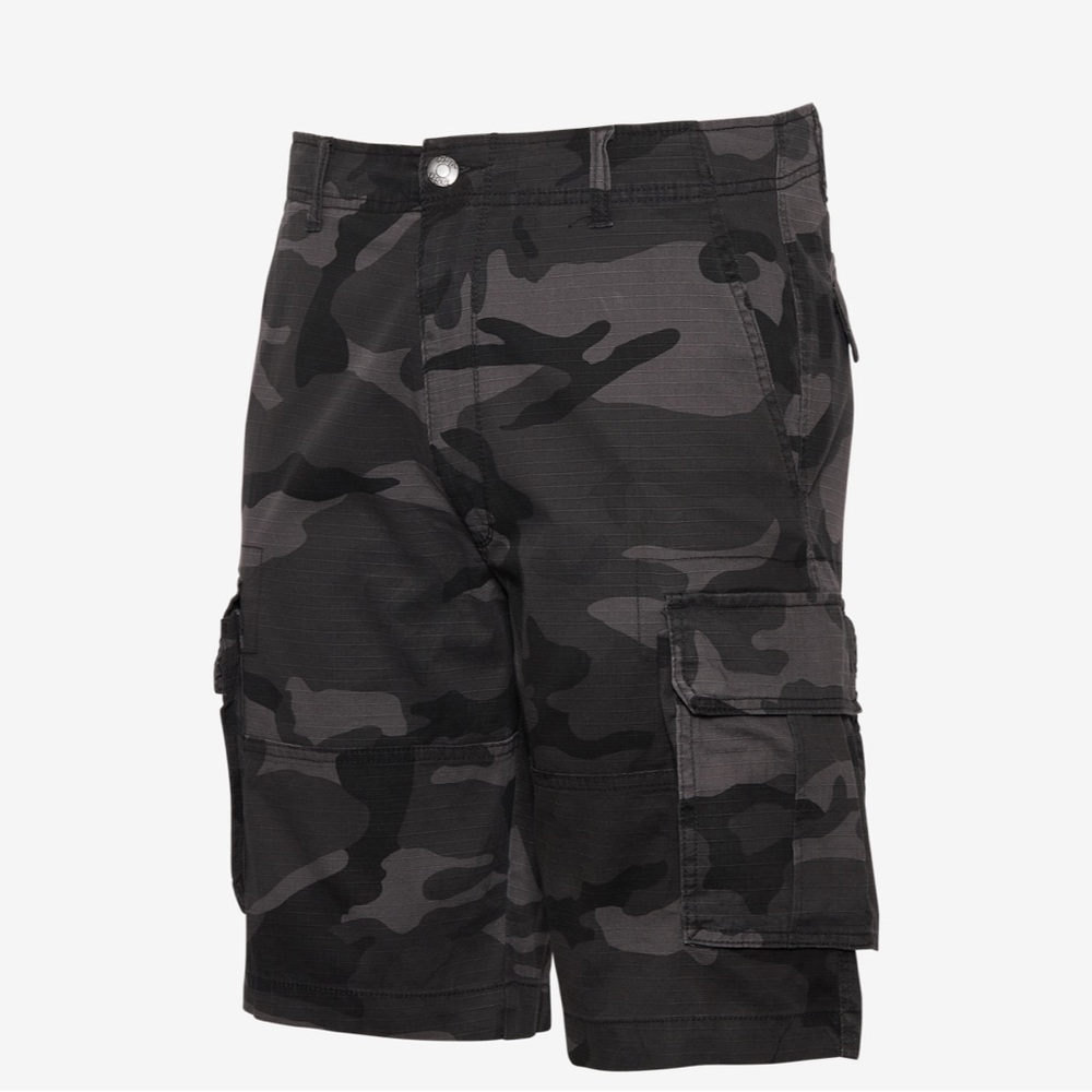 2 Pair -CSG Cargo Shorts Men’s Size 38 Waist Camouflage blk/gry and grn/brn